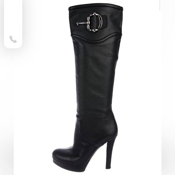 Gucci black leather boots - Picture 4 of 4